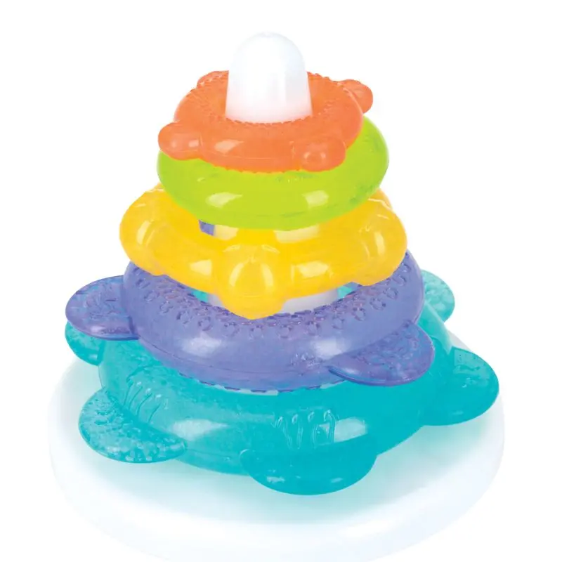 Icybite Ocean Rings Teething And Stacking Toy 1