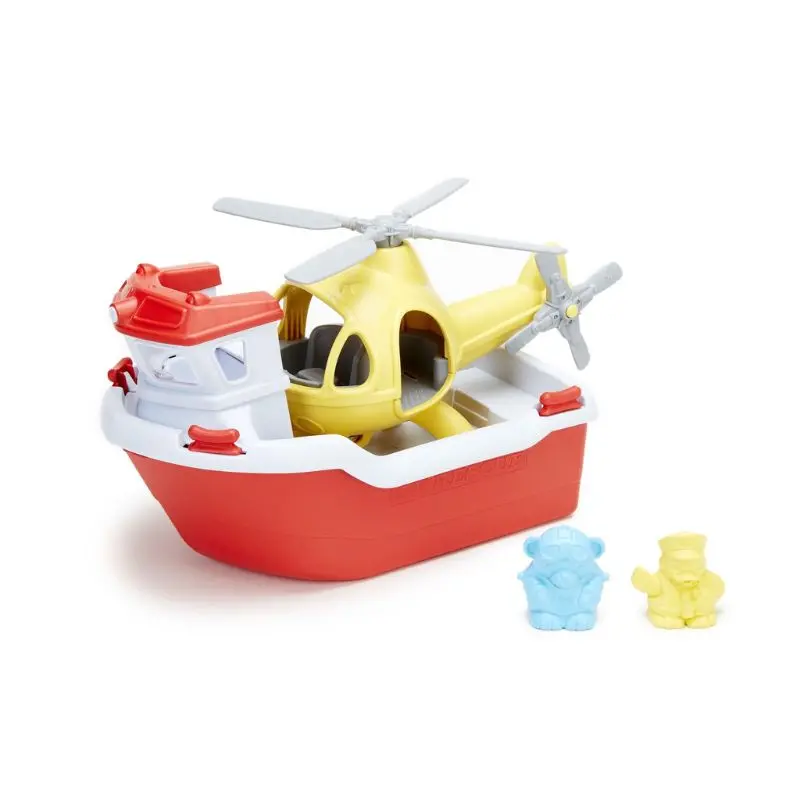 Rescue Boat & Helicopter 1