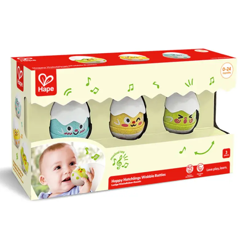 Happy Hatchlings Wobble Rattles 1