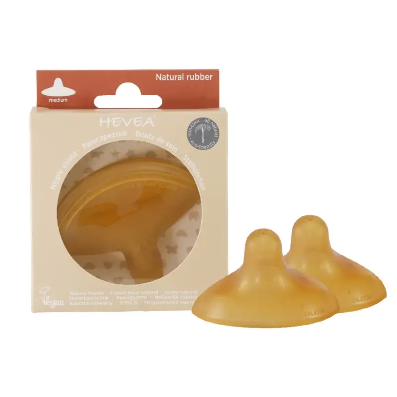 Natural Rubber Nipple Shields For Breastfeeding - 2 Pack 2