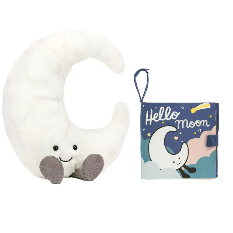 Amusable Moon And Sun Plush Book Bundle 1
