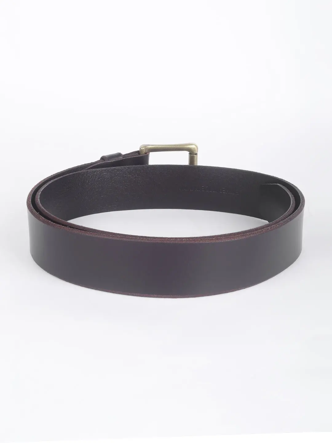 Men's Brown Solid Belt 3