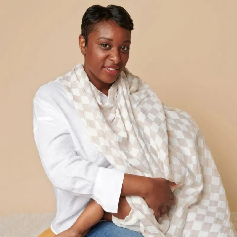 Muslin Breastfeeding Boss Nursing Cover 3