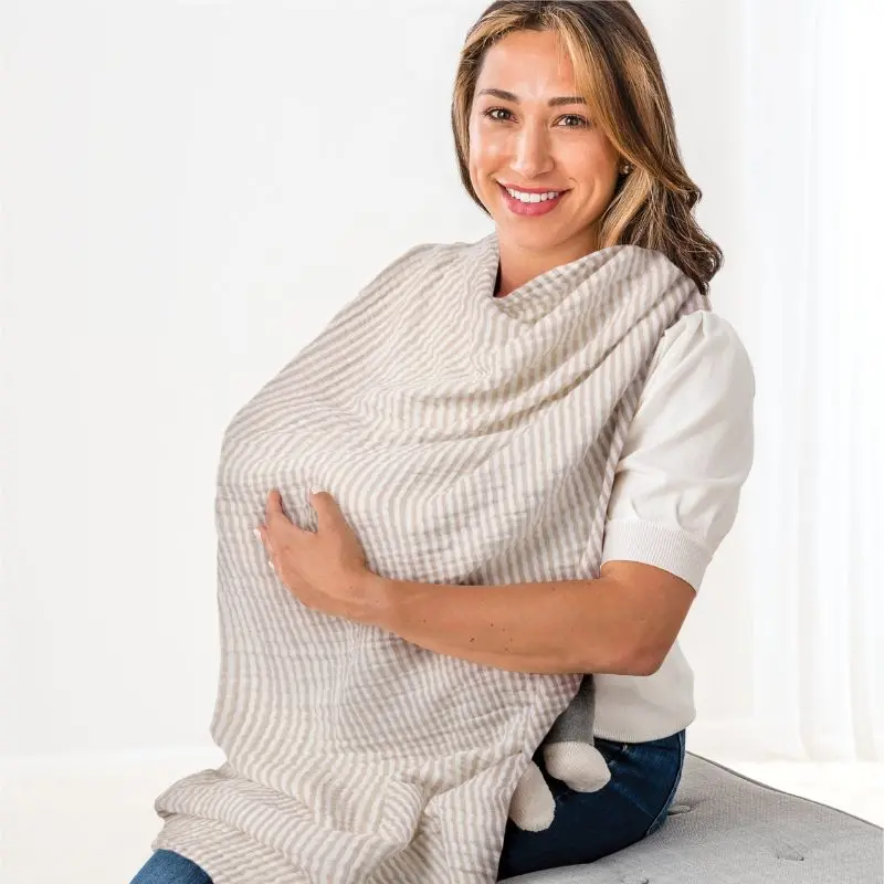 Muslin Breastfeeding Boss Nursing Cover 4