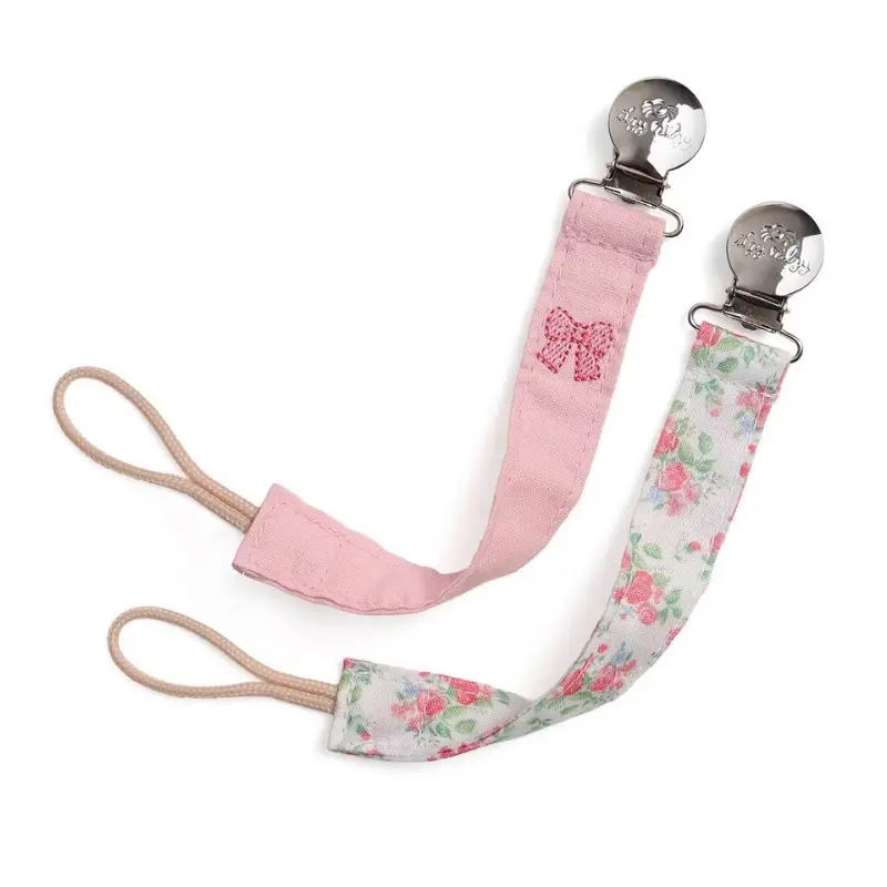 Itzy Fabric Pacifier Clips 1
