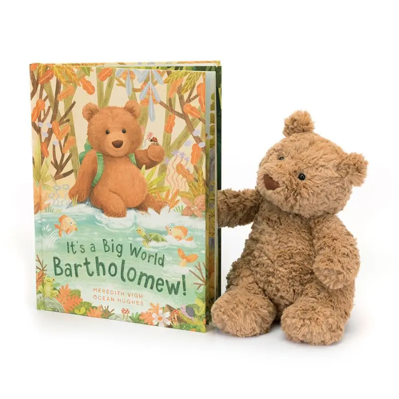 It's A Big World Bartholomew Book + Plush Bundle 1