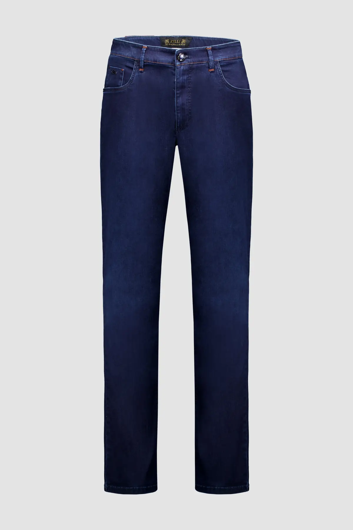 Zilli Slim Fit Jeans With Lion Embroidery 1