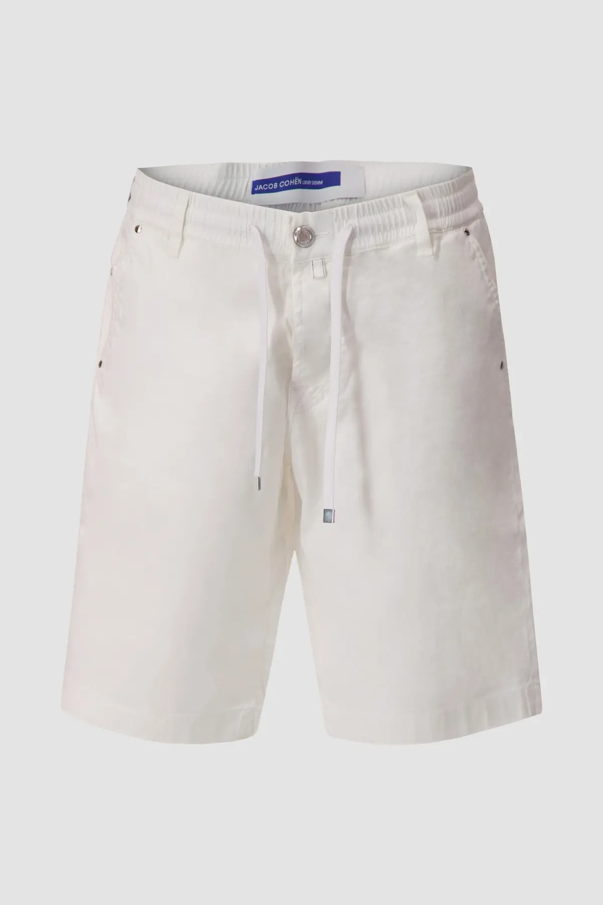 Jacob Cohen White Relaxed Fit Bermuda Leo Shorts 1