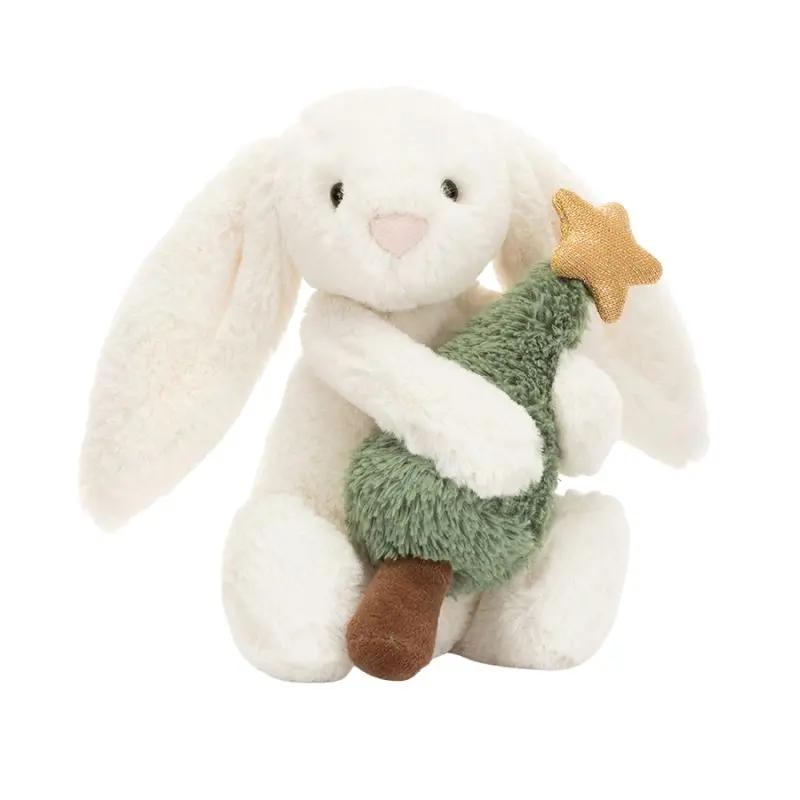 Bashful Bunny With Christmas Tree Plush Toy 1
