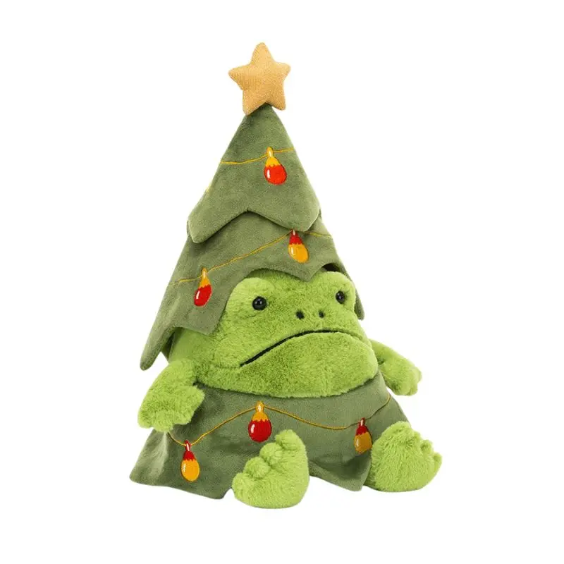 Christmas Tree Ricky Rain Frog Plush Toy 1