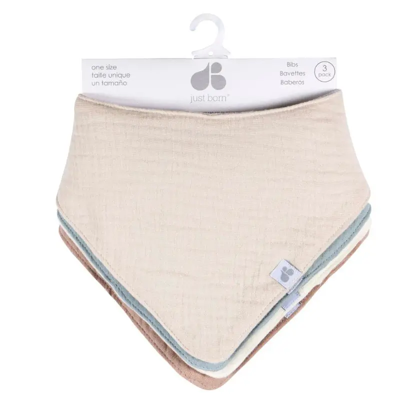 Muslin Bandana Bibs - 4 Pack 1