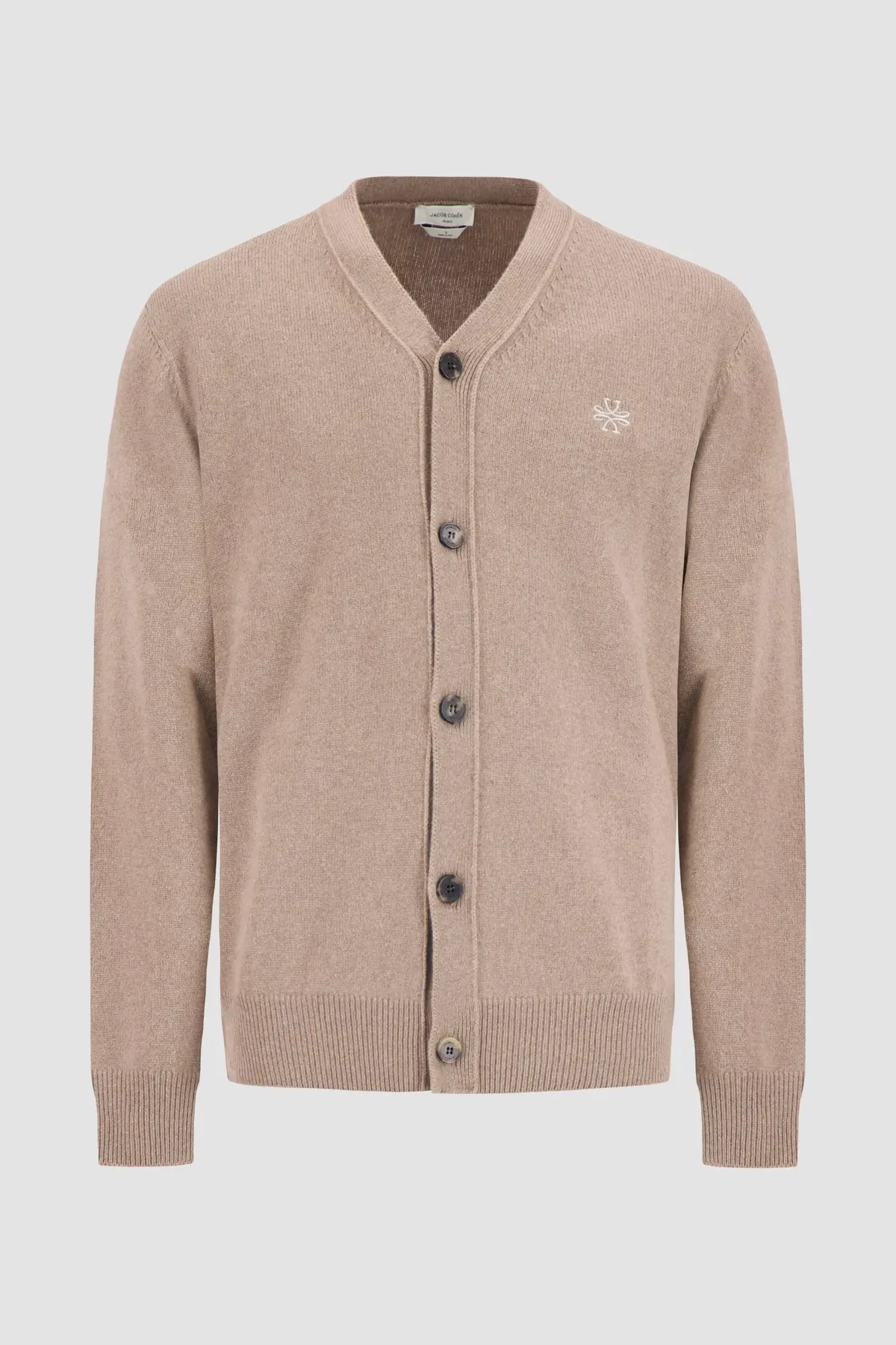 Jacob Cohen Camel Lana Cashmere Cardigan 1