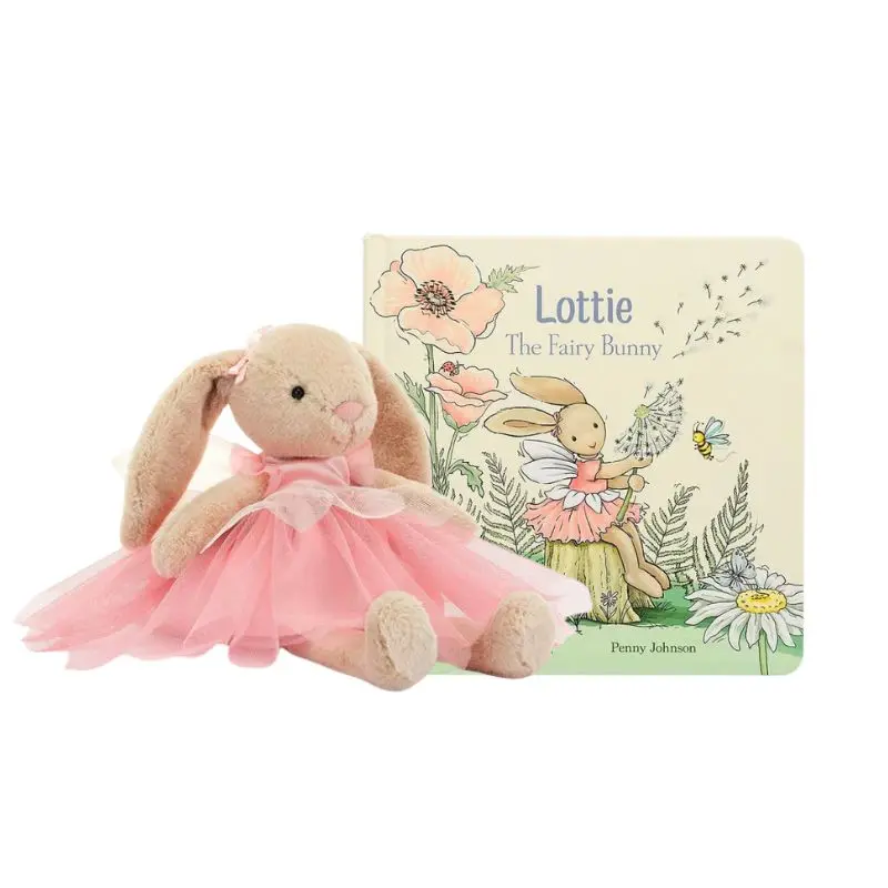 Lottie Fairy Bunny Book + Plush Bundle 1