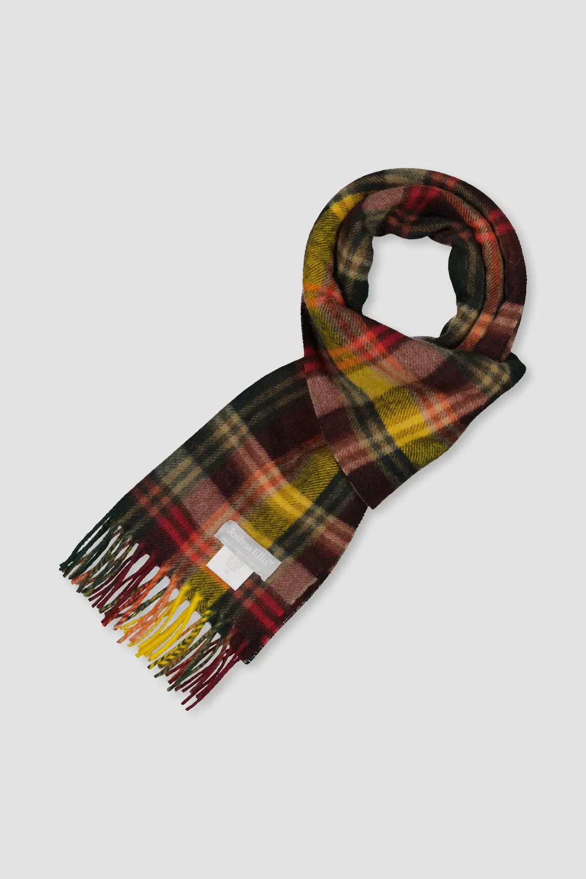 Joshua Ellis Todmorden Modern Tartan And Plaid Scarf 1