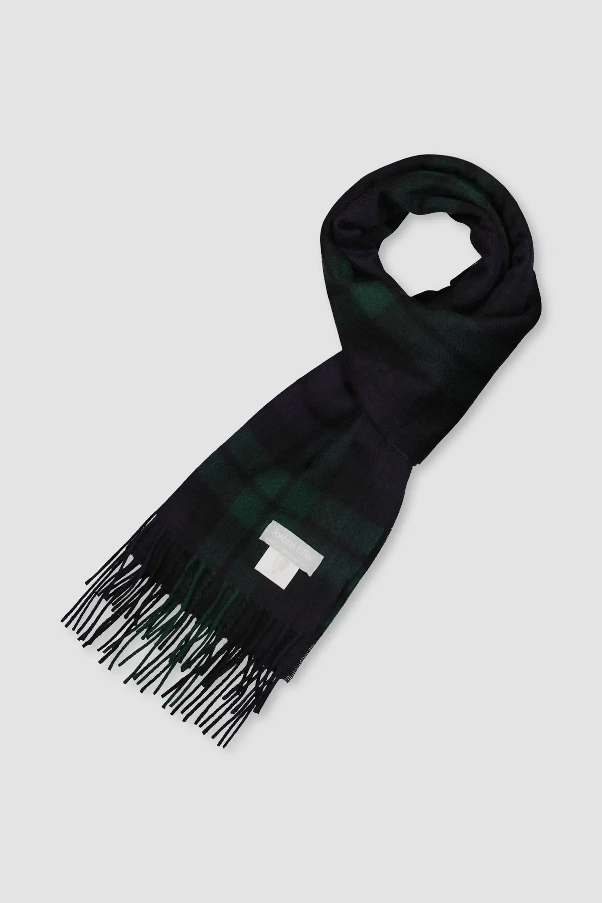 Joshua Ellis Blackwatch Modern Tartan And Plaid Scarf 1