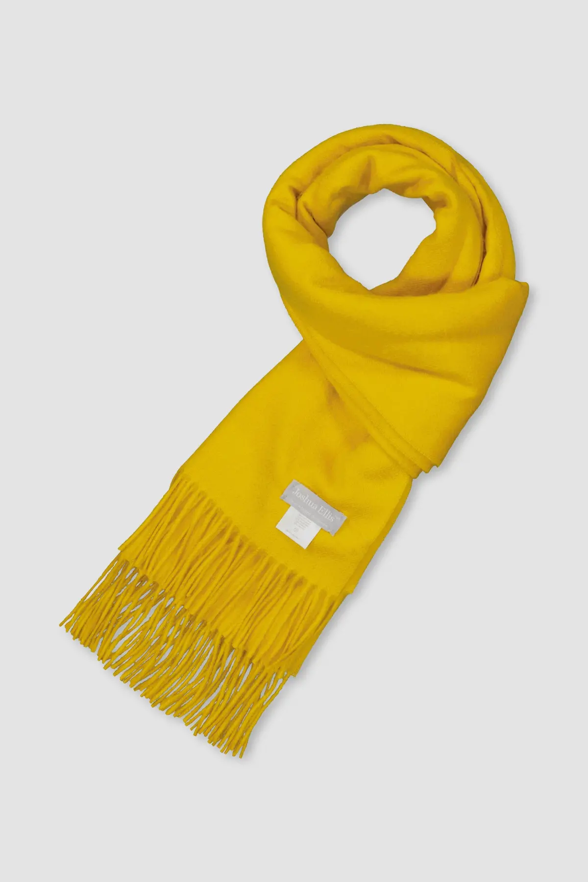 Joshua Ellis Yellow Classic Ripple Stole 1