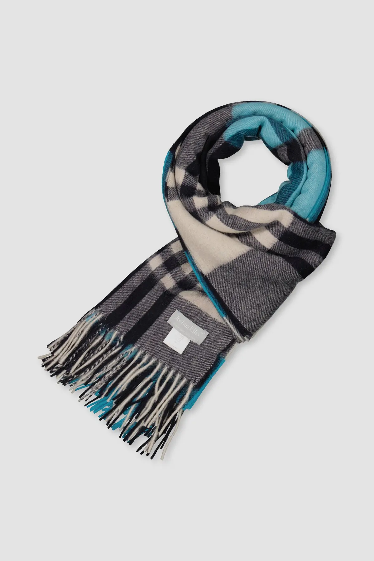 Joshua Ellis Navy Primary Black Watch Scarf 1