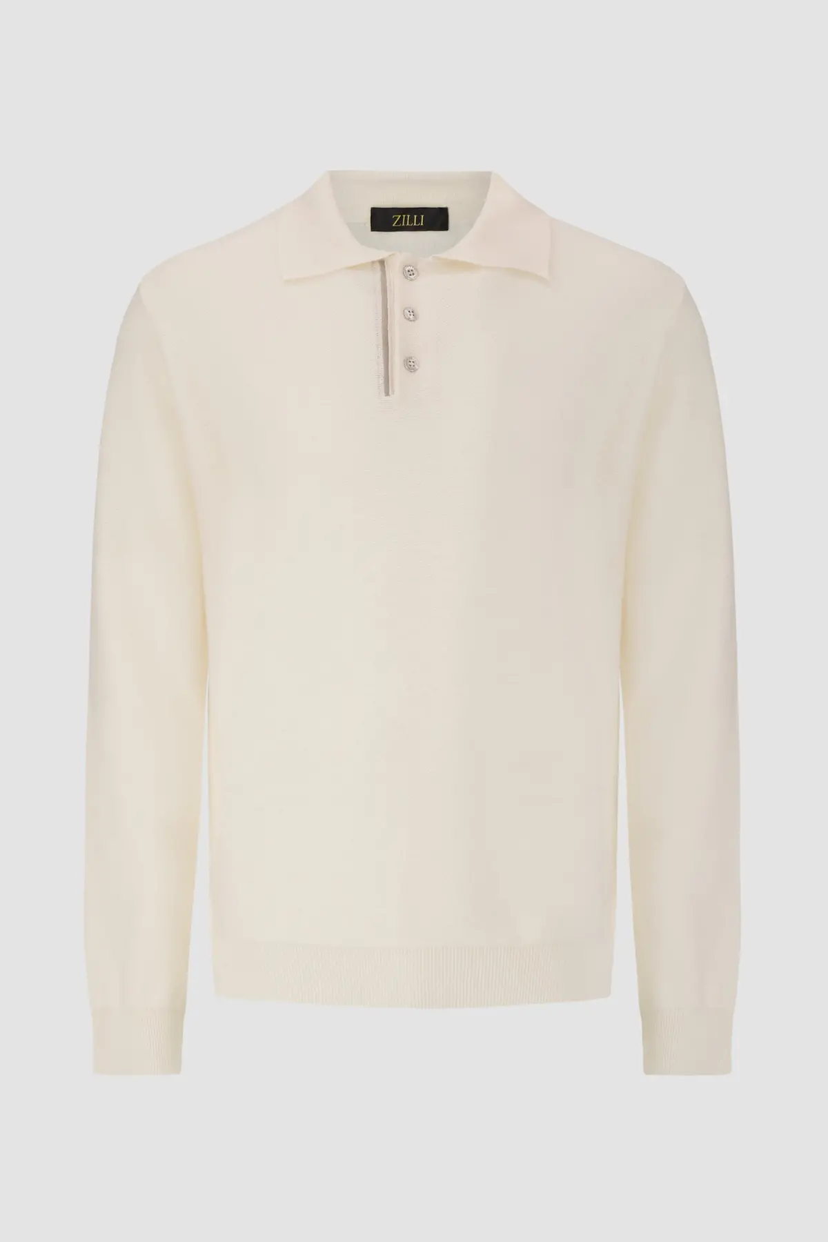 Zilli White Buttoned Sweater 1
