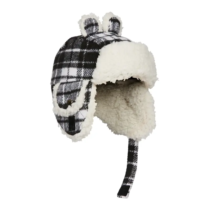 Cute Aviator Faux Shearling Infant Hat 1