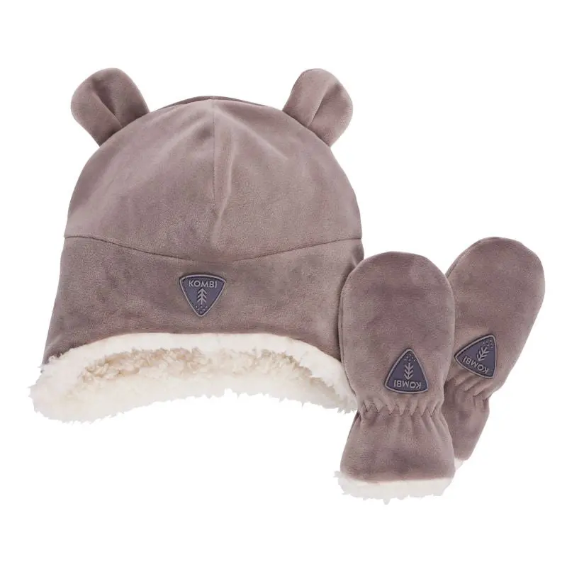 Sherpa Toque And Mittens Set 2