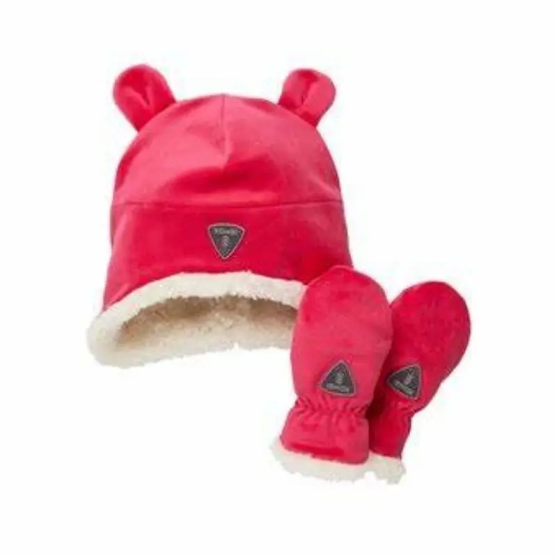 Sherpa Toque And Mittens Set 4