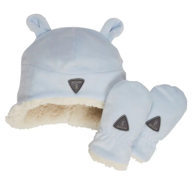 Sherpa Toque And Mittens Set 12