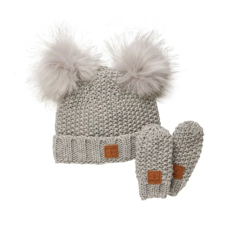 Adorable Knit Toque And Mittens Set - Infants 1