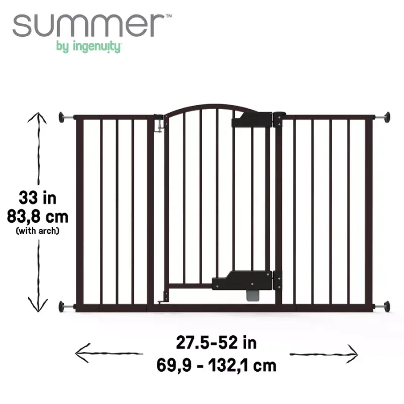 The Thruway 52W Series With Glide Open - Espresso Gate 2