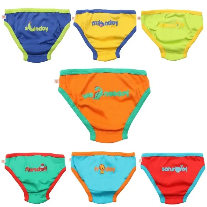 7 Piece Organic Briefs - Days Of The Week 2