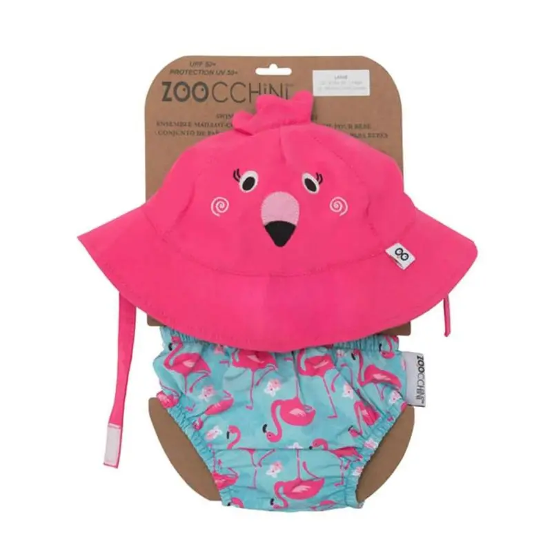 Spf 50+ Baby Swim Diaper And Sun Hat Set 1