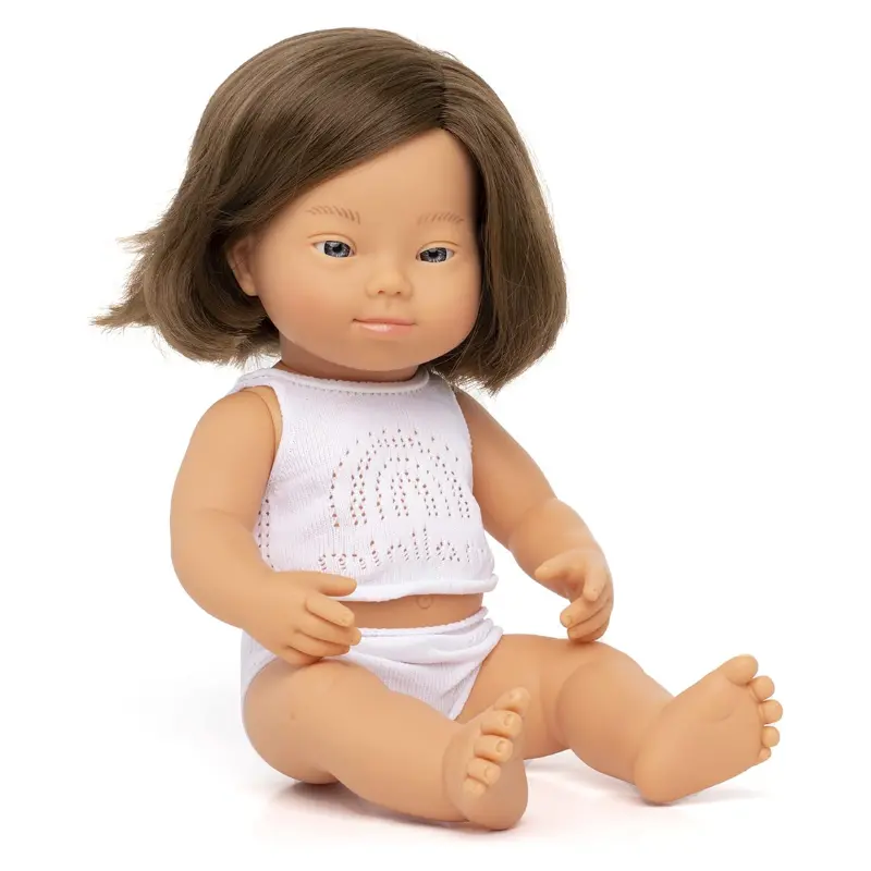 Baby Doll Caucasian Girl With Down Syndrome - 15" 1