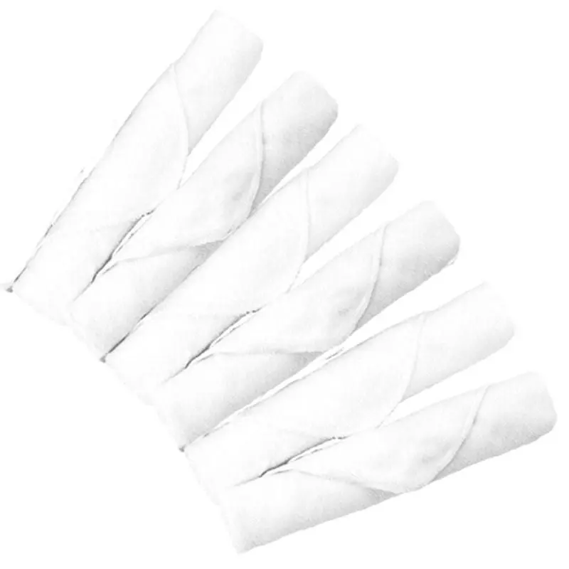 6 Pack White Washcloths 1