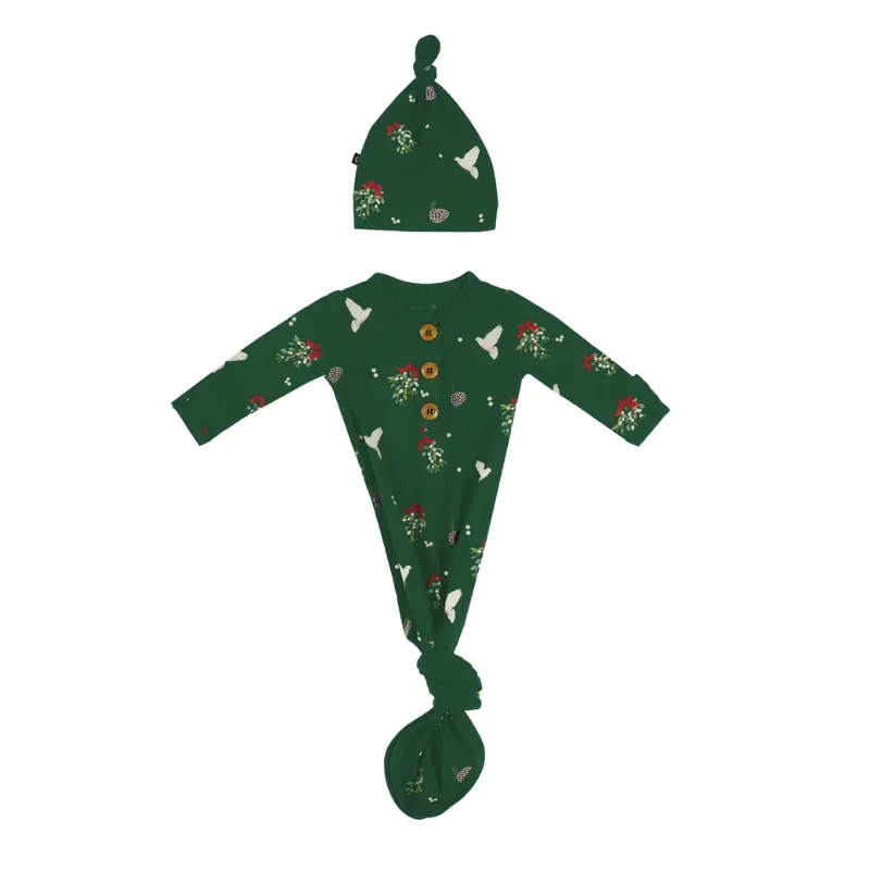 Holiday Knotted Gown & Hat 1