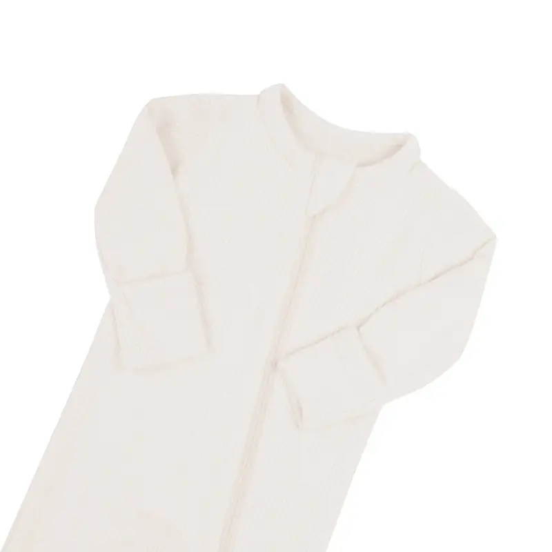 Ribbed Bamboo Zipper Footie 11