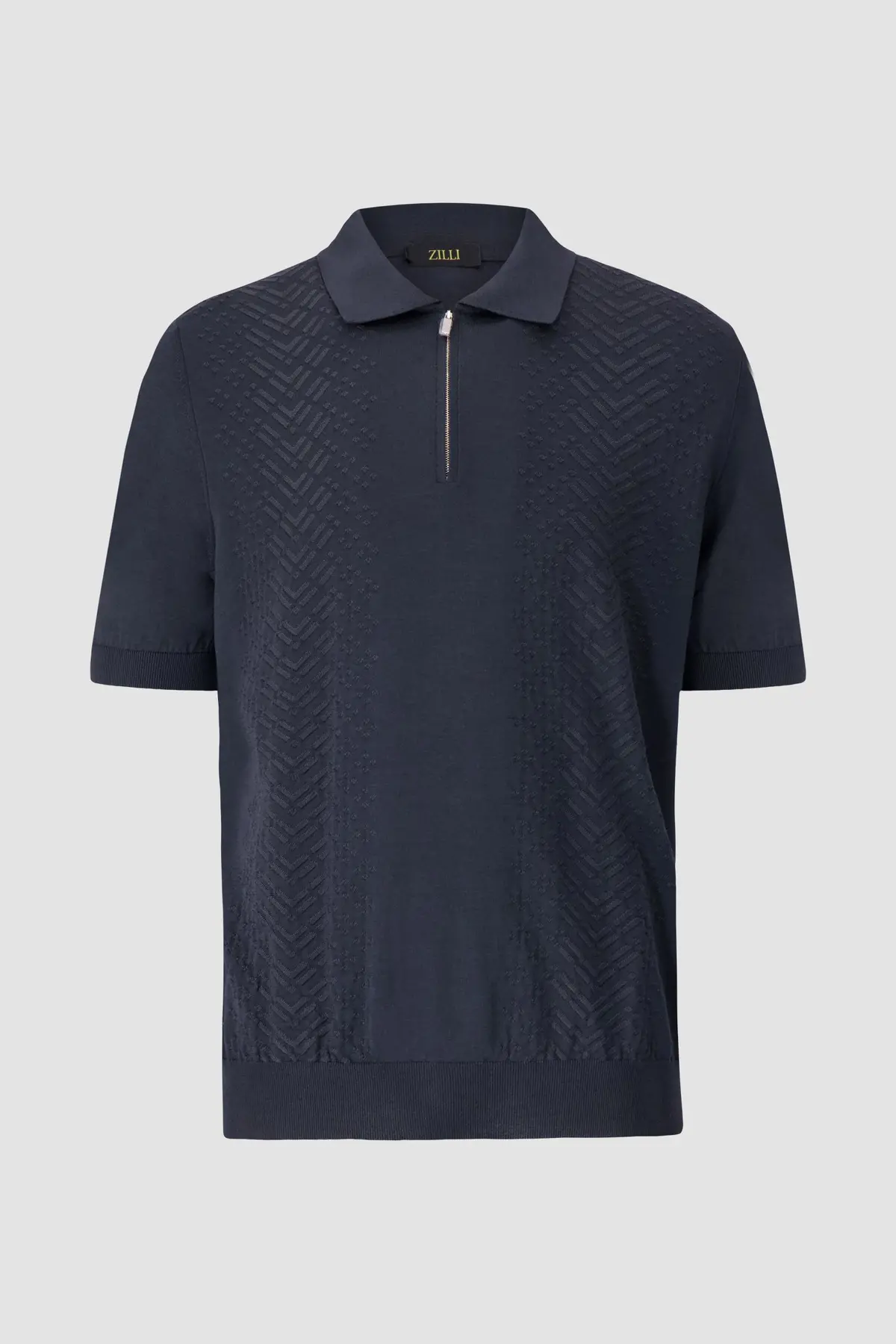 Zilli Navy Knitwear Polo 1
