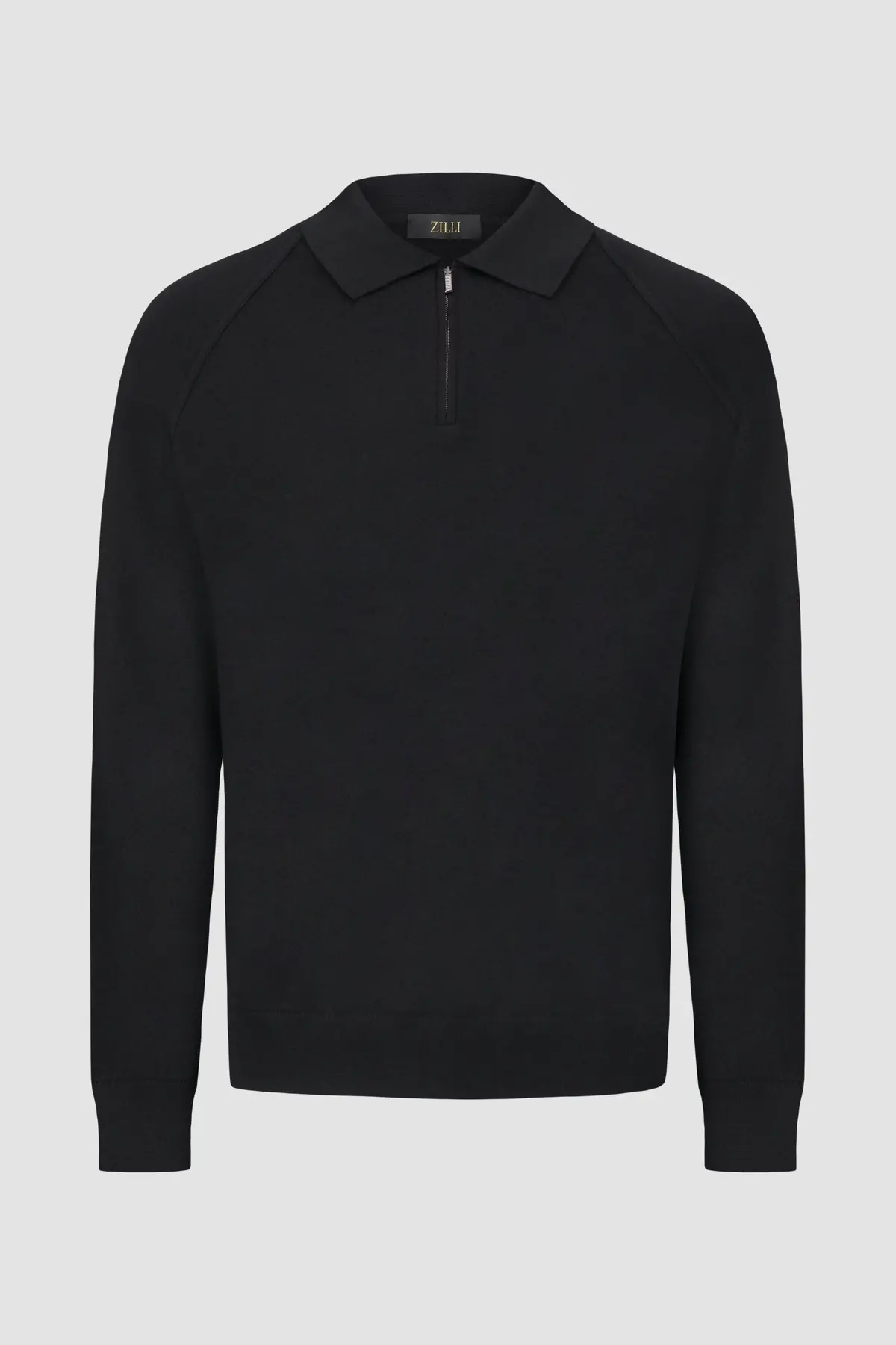 Zilli Black Zipped Collar Sweater 1