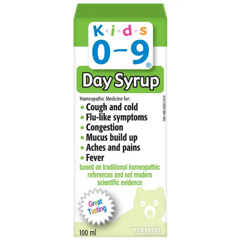Kids 0-9 Day Time Cough And Cold Syrup 1