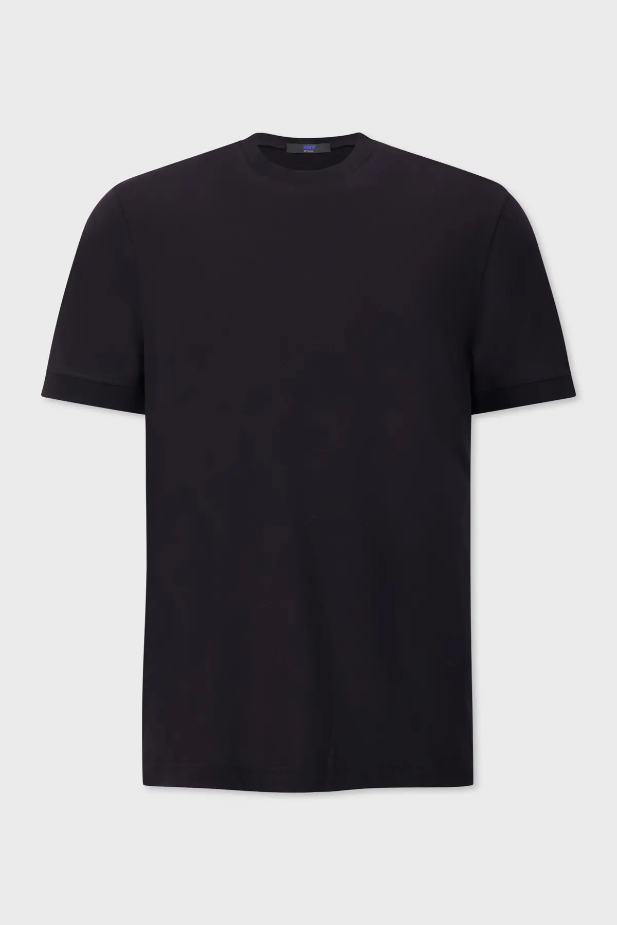Kiton Black Cotton T-Shirt 1