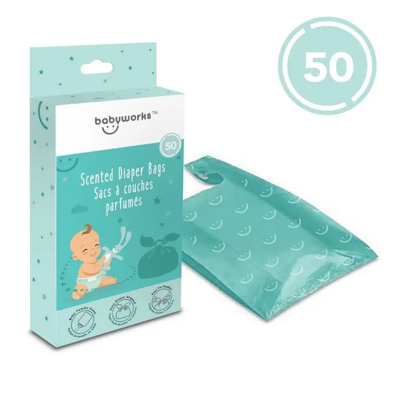 Disposable Sented Diaper Bags 50Pk 1