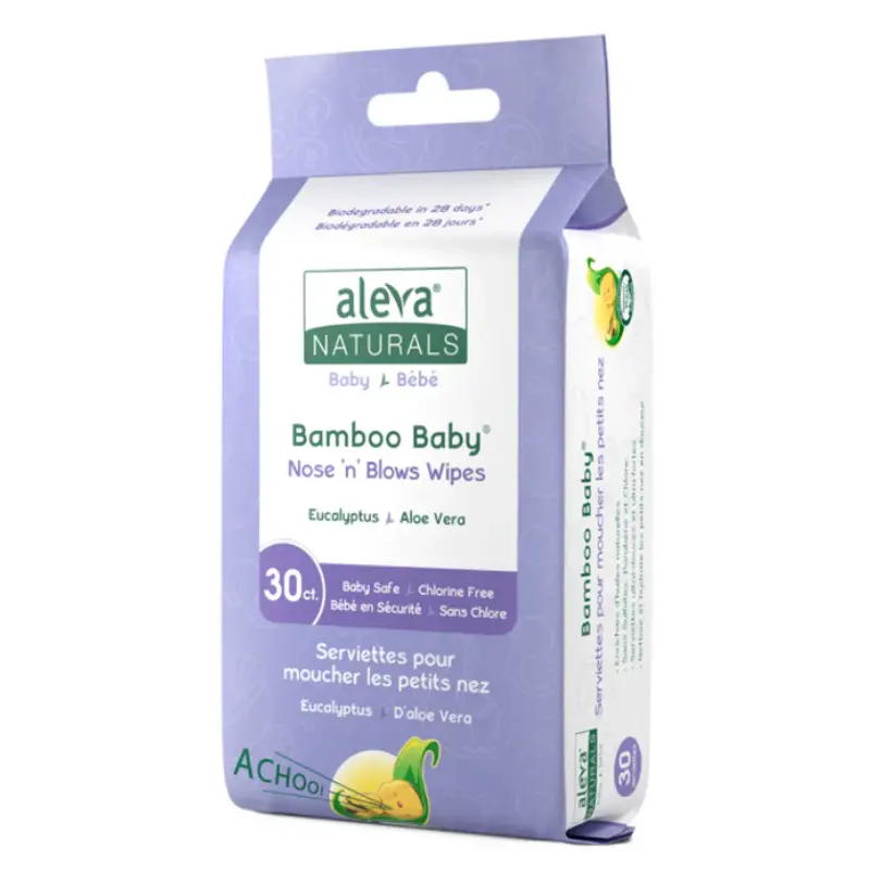 Bamboo Baby Nose 'N' Blows Wipes 1