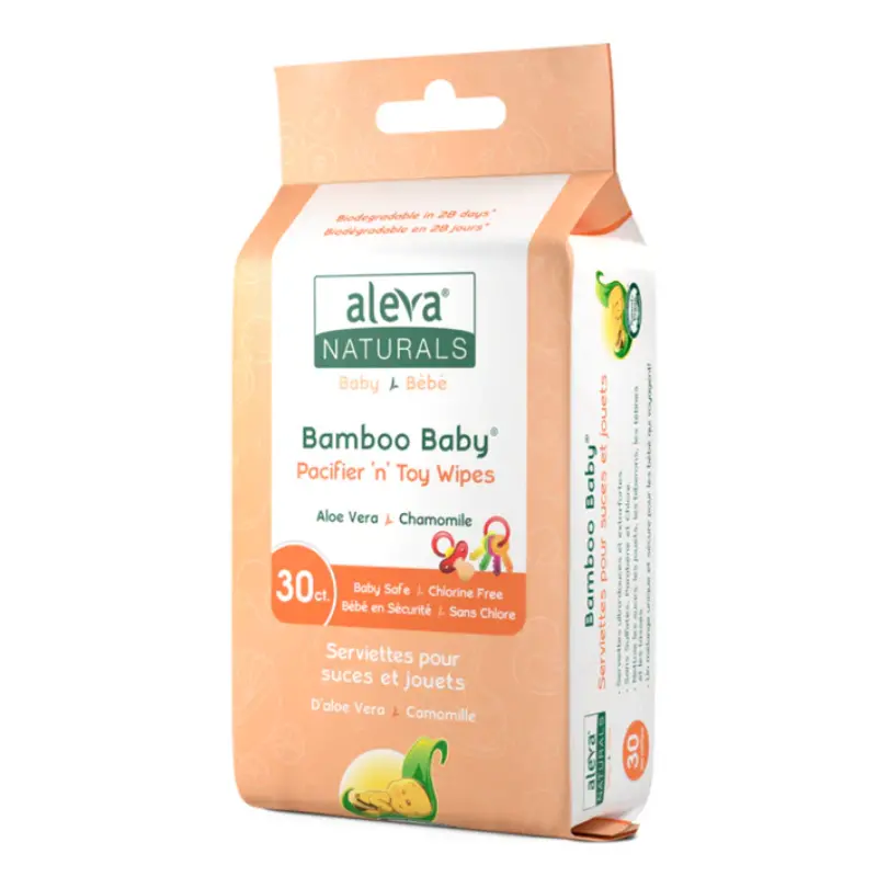 Bamboo Baby Pacifier & Toy Wipes 1