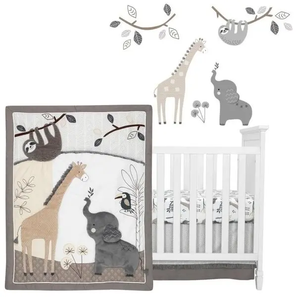 4-Piece Crib Bedding Set 1