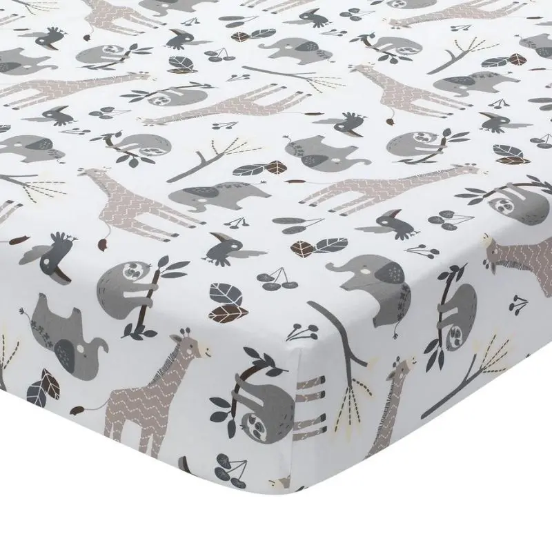 Cotton Fitted Crib Sheet 1
