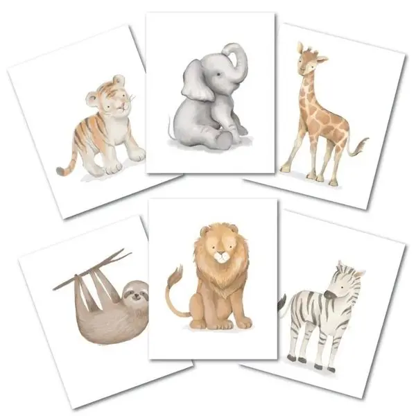 Unframed Nursery Wall Art 4