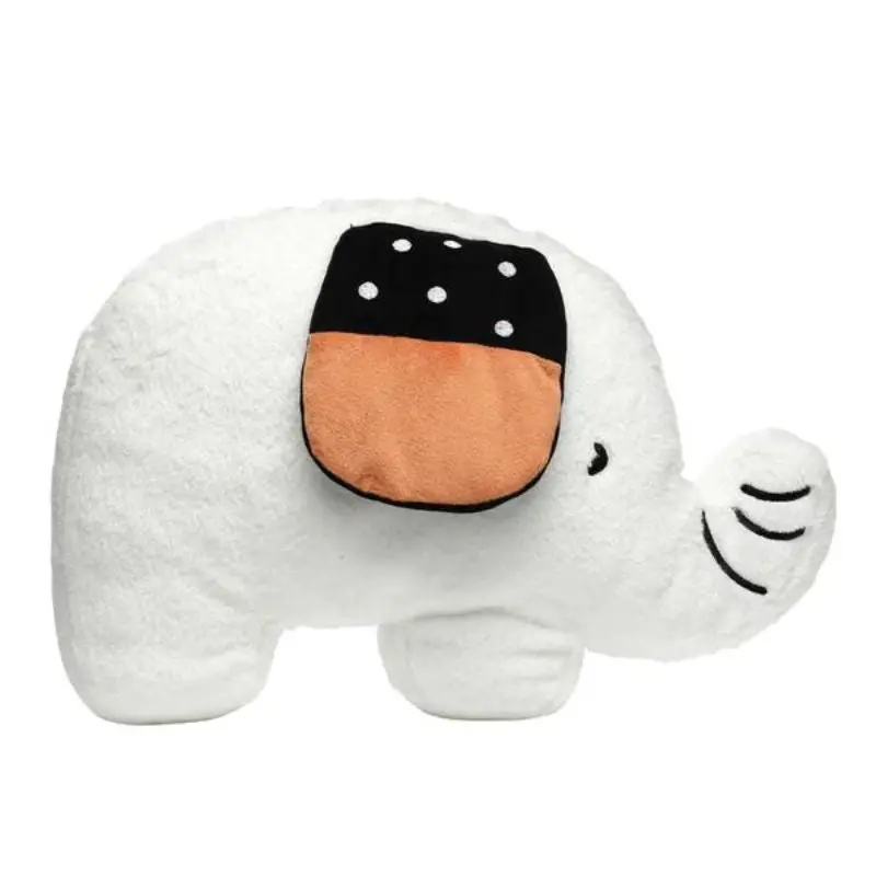 Patchwork Jungle Elephant Pillow 1