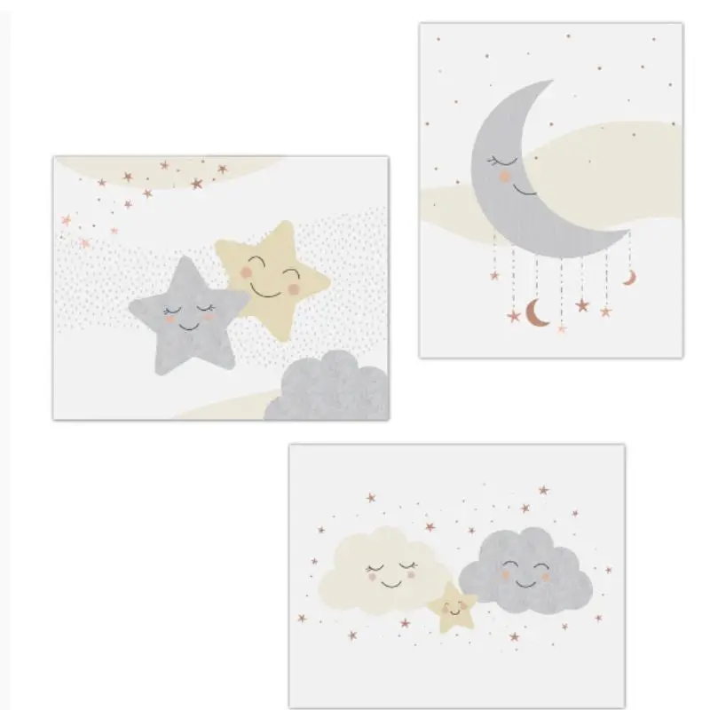 Unframed Nursery Wall Art 3