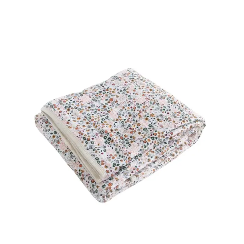 Original Cotton Muslin Quilt - Pressed Petals 1
