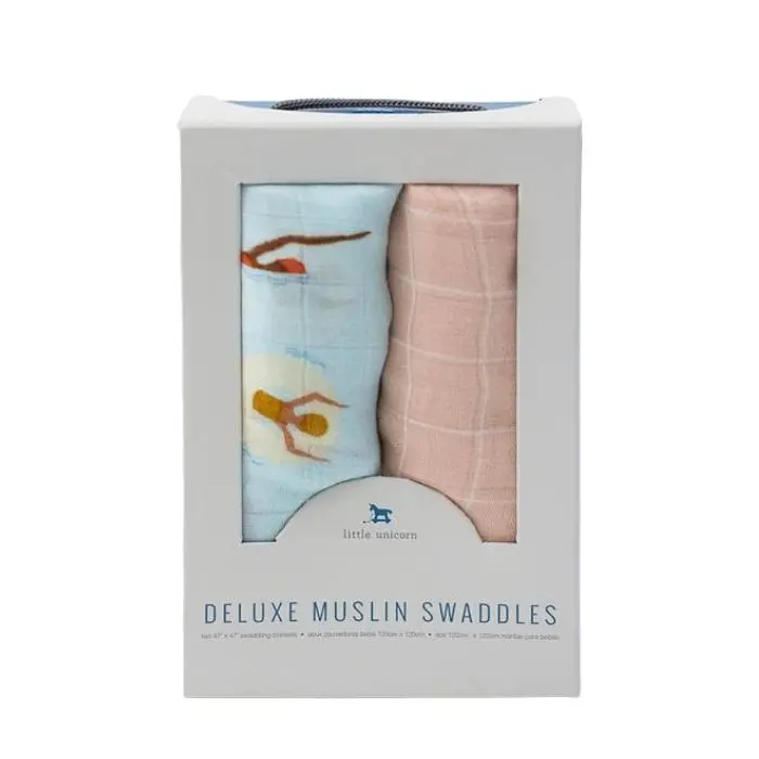 Muslin Deluxe Swaddle - 2 Pack 3