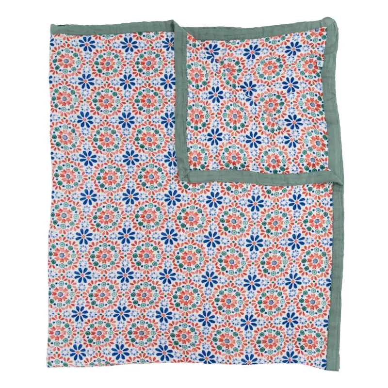 Deluxe Muslin Quilted Throw 4
