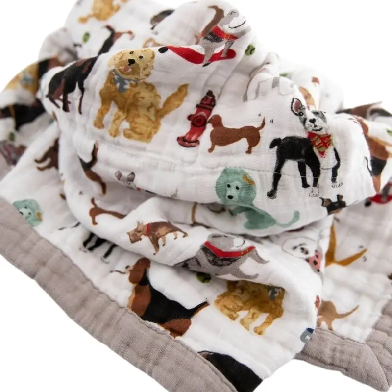 Cotton Muslin Baby Quilt 17